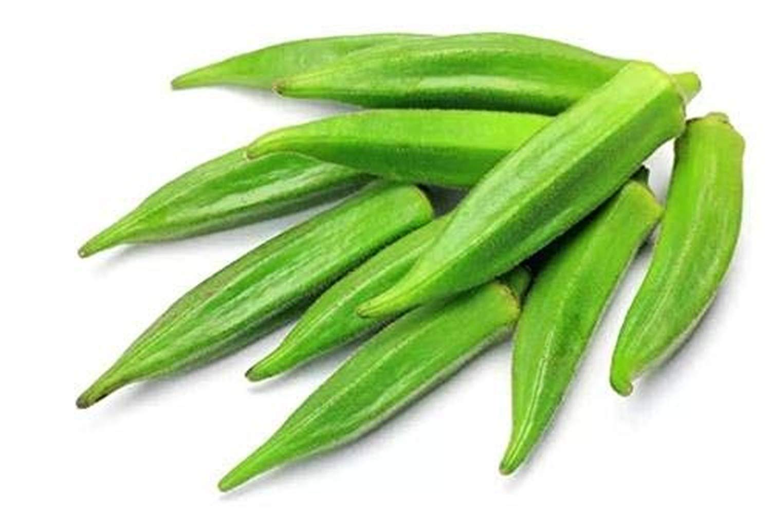 DFBTYG60Pcs Okra Seeds Garden Vegetable Seeds Non-GMO Heirloom Botanical Gardener's Favorite