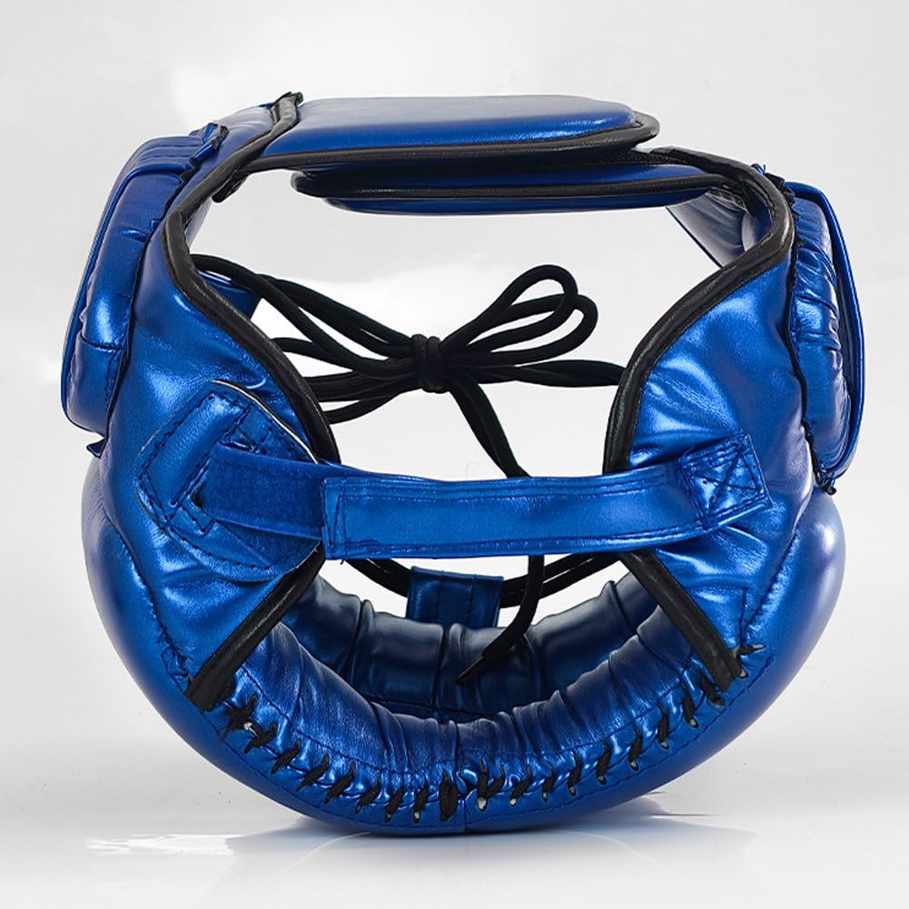 Kask bokserski, sprzęt treningowy MMA, kask sparingowy Muay Thai, regulowany kask taekwondo dla praktykujących kickboxing, młodych dorosłych (mężczyźni).