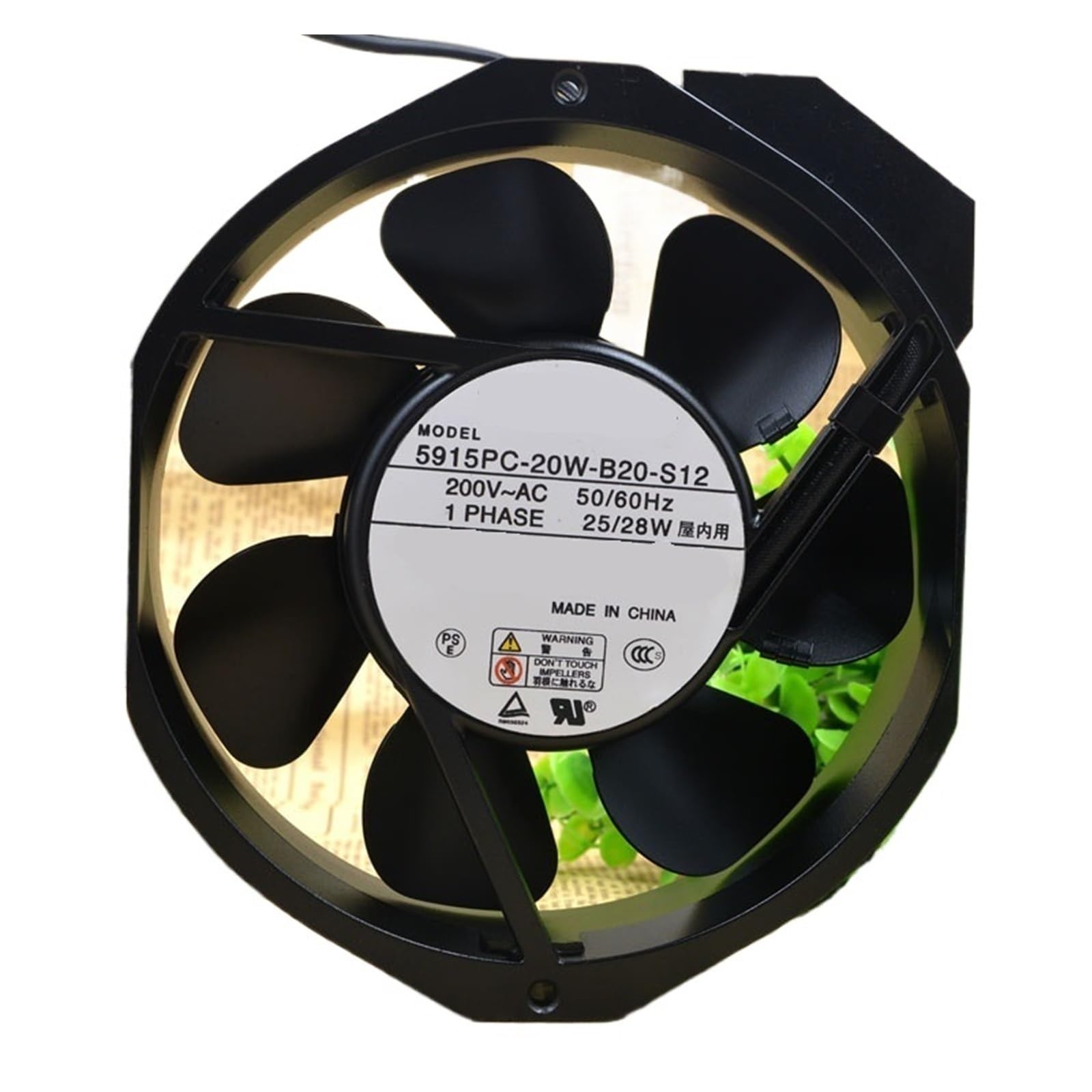 Lzikkgki One Color 5915Pc-20W-B20-S12 200V 17238 172 * 38 Mm Cooling Fan