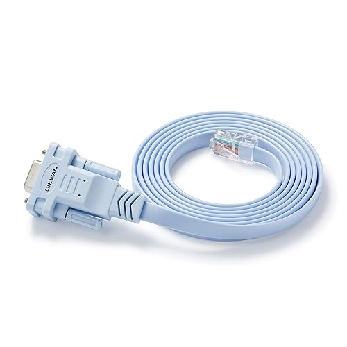 Miniatura 3 de OIKWAN Cable de consola DB9 a RJ45 compatible con Cisco Router Switch CAB-CONSOLE-RJ45