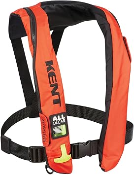 Kent A/M-33 All Clear Automatic/Manual Inflatable Life Jacket - Pink, 125cm