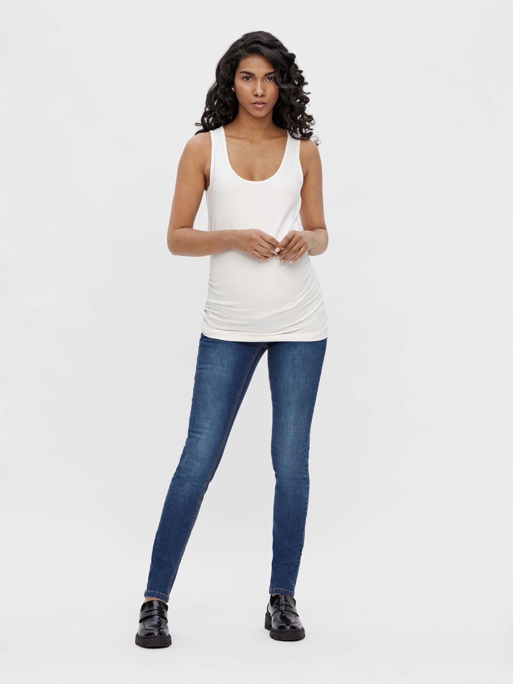 MAMALICIOUS Damen Umstandshose Mllola Slim Blue Jeans Noos B.