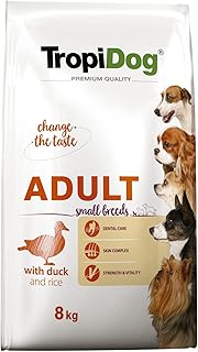 Premium Duck and Rice Food for Adult Dogs Small Breed 8kg product image