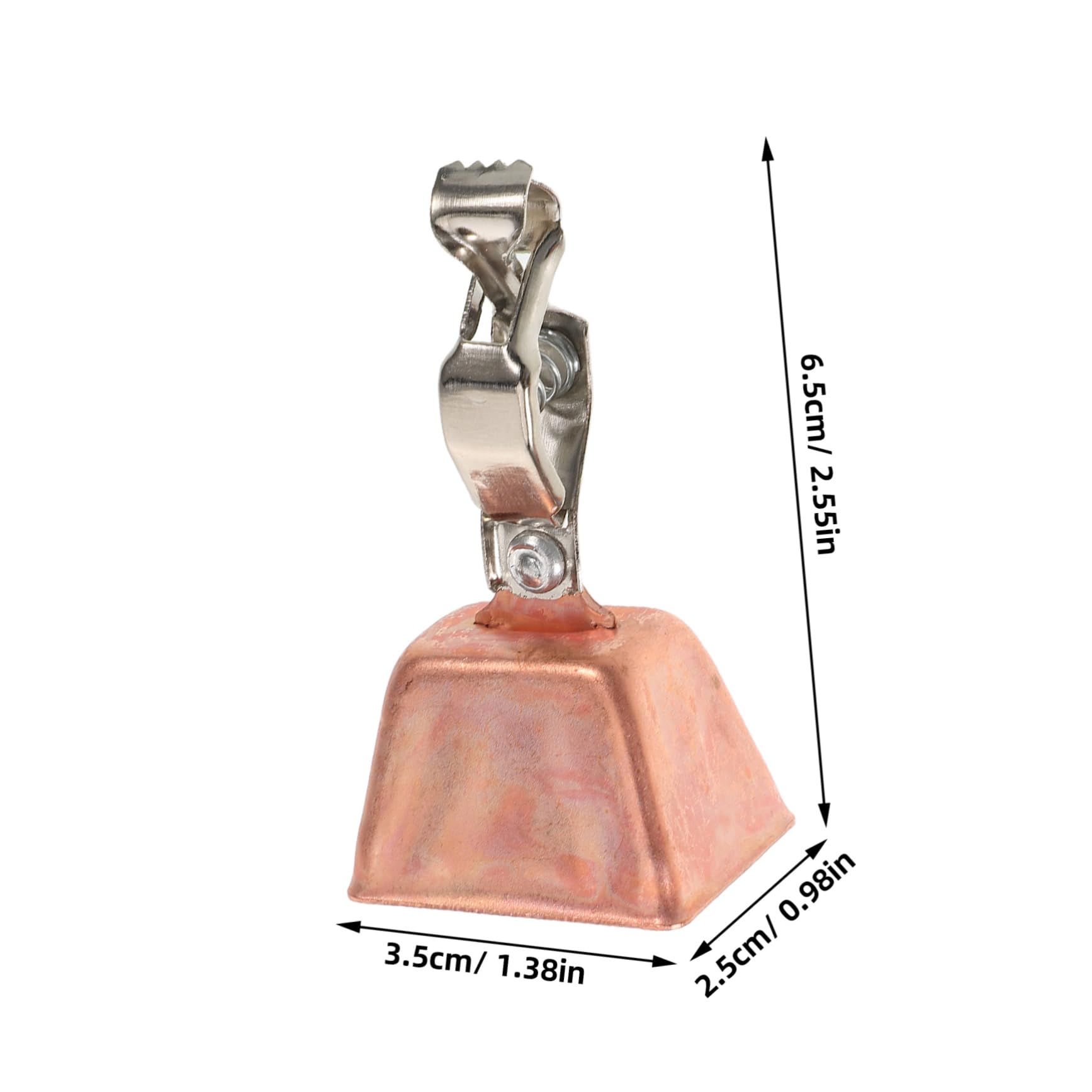 BESPORTBLE 10pcs Sea Fishing Bells Loud Sound for Rods Stainless Steel Bell Alarms for Freshwater and Fishing