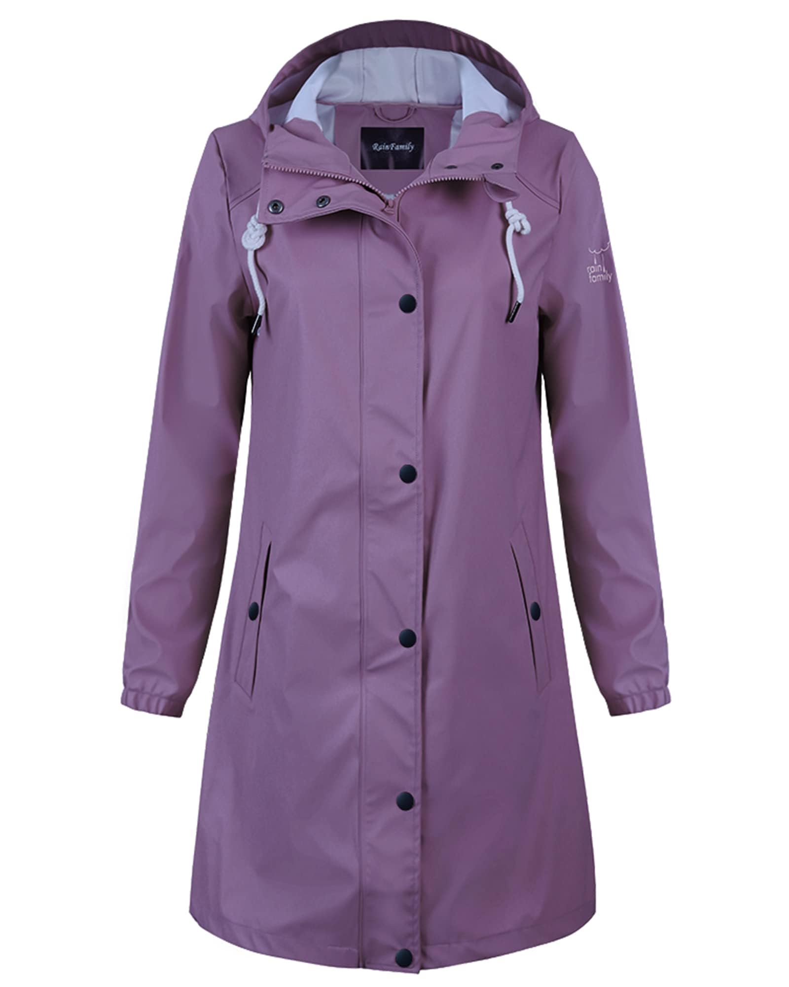 Women's Rain Jacket Raincoat Softshell Jacket Friesennerz Parka PU Windbreaker with Hood Waterproof