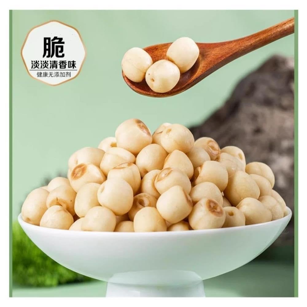 Semillas de loto crujientes (500 g): bocadillos semillas, deshidratados y listos for comer
