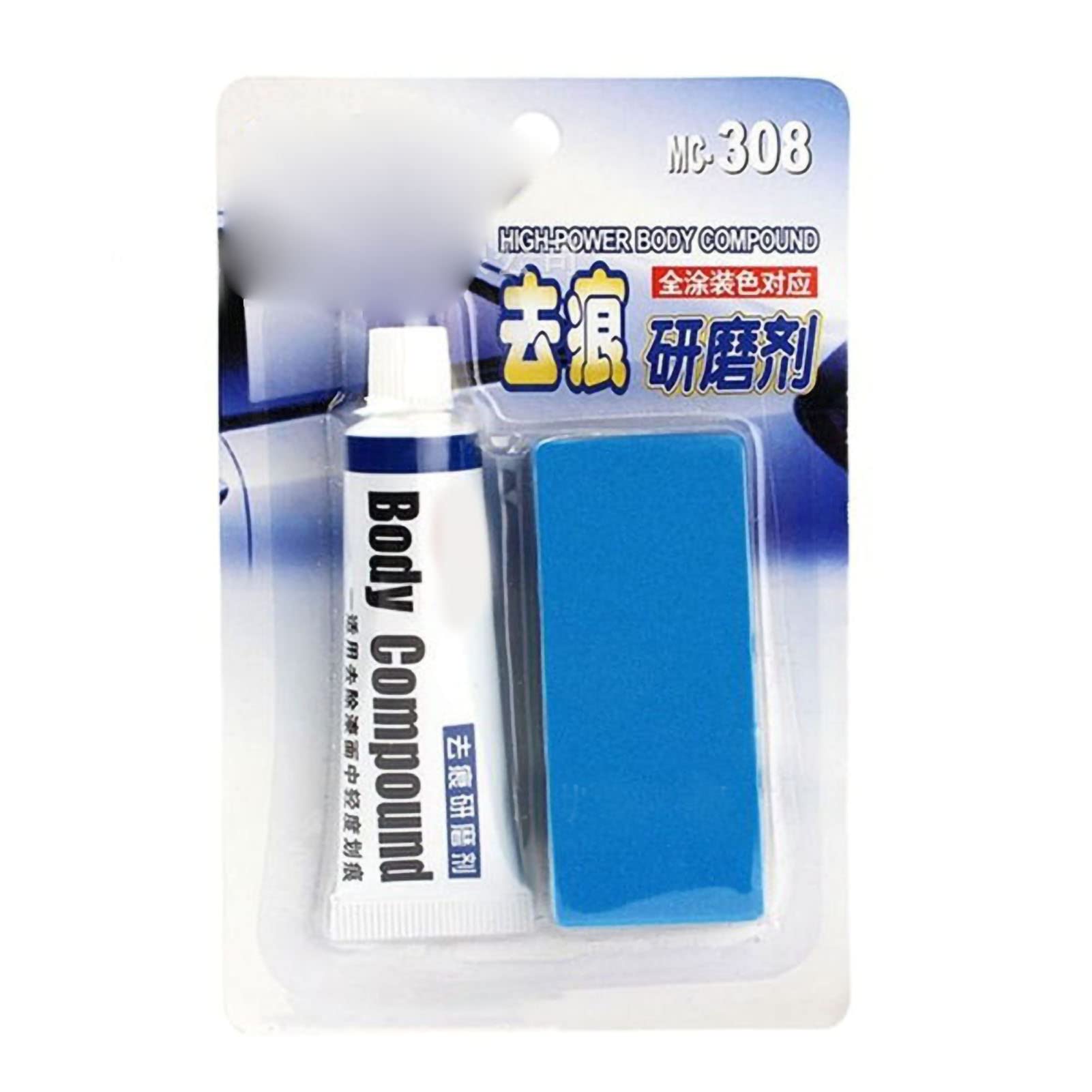 Car Scratch Removal Agent Scratch Removal Agent Car Scratch Remover Vehicle Paint Scratch Repair with Soft Sponge Pad Scratch Remover Polishing Wax Kit