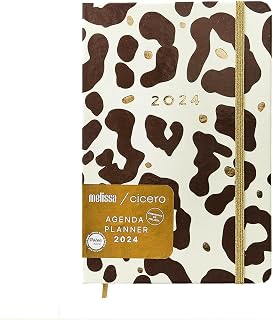 Agenda Planner Ciceros 2024 Melissa Diária 14X21 Onça, Cicero