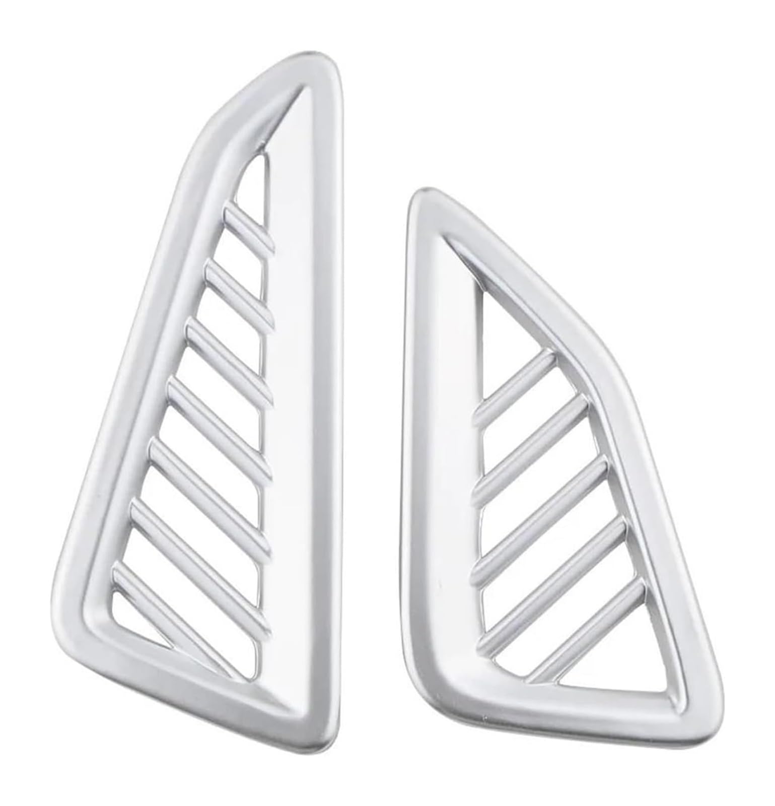 Air Vent Outlet for Toyota for Corolla for Cross XG10 Hybrid 2021 2022 2023 LHD Front AC Outlet Cover Frame Air Conditioning Vent Sticker Trim(Silver)