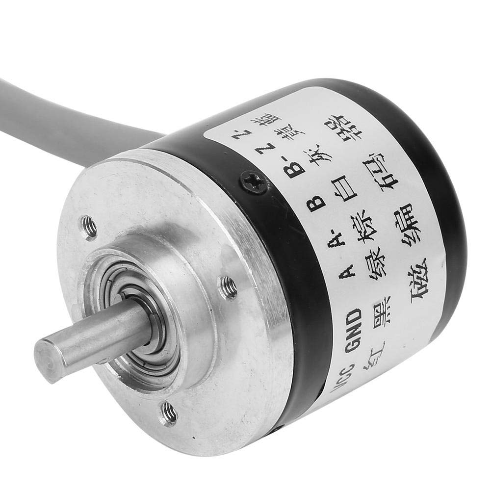 Encoder rotativo magnetico incrementale 1024P/R DC5V Encoder fotoelettrico di tipo assoluto 38mm OD 6mm Albero con cavo 1,2m