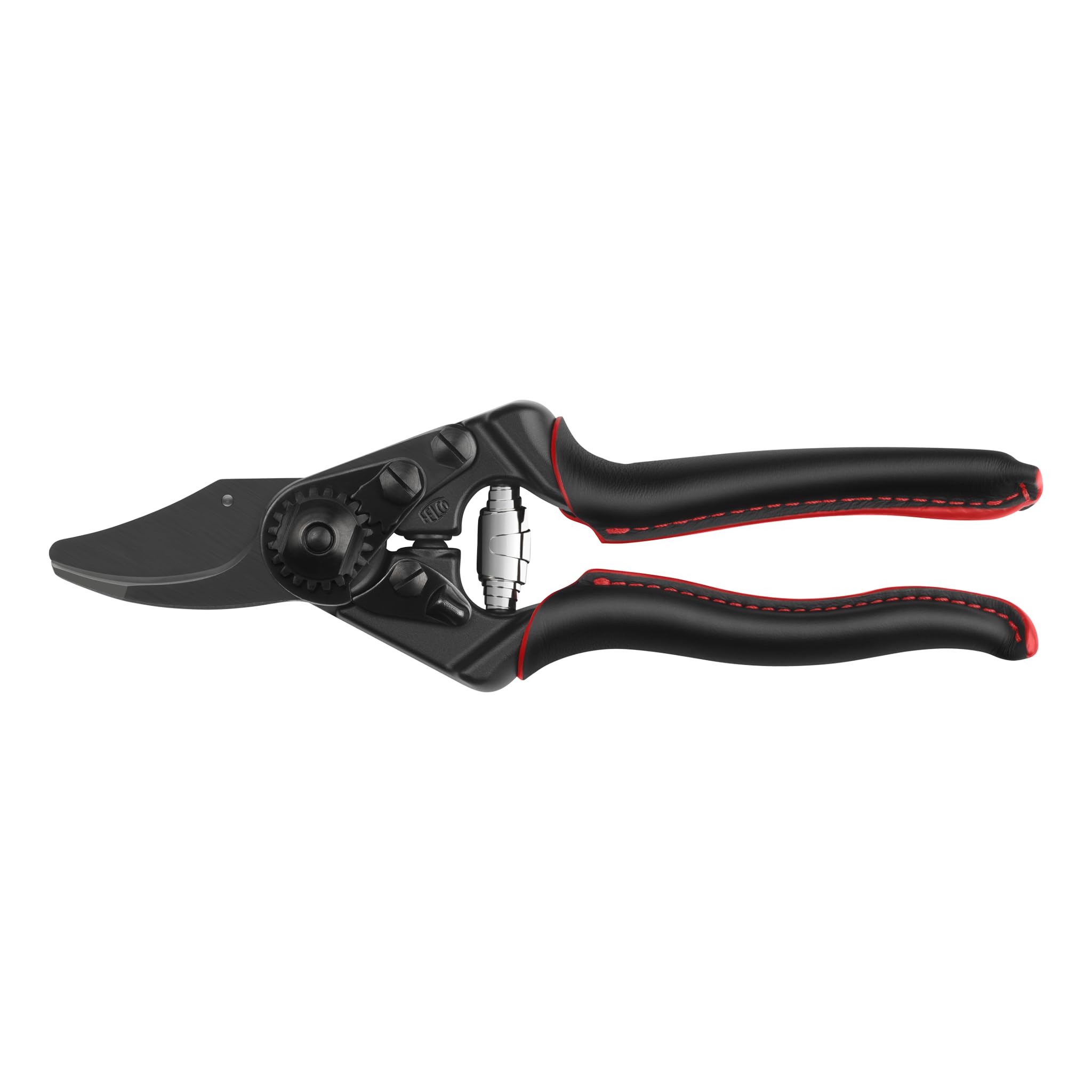 FELCO 6 Premium SE sekator bypass dla praworęcznych, edycja specjalna, hartowane ostrze, czarne aluminiowe uchwyty, średnia dłoń (M), cięcie 20 mm, profesjonalne narzędzie szwajcarskie