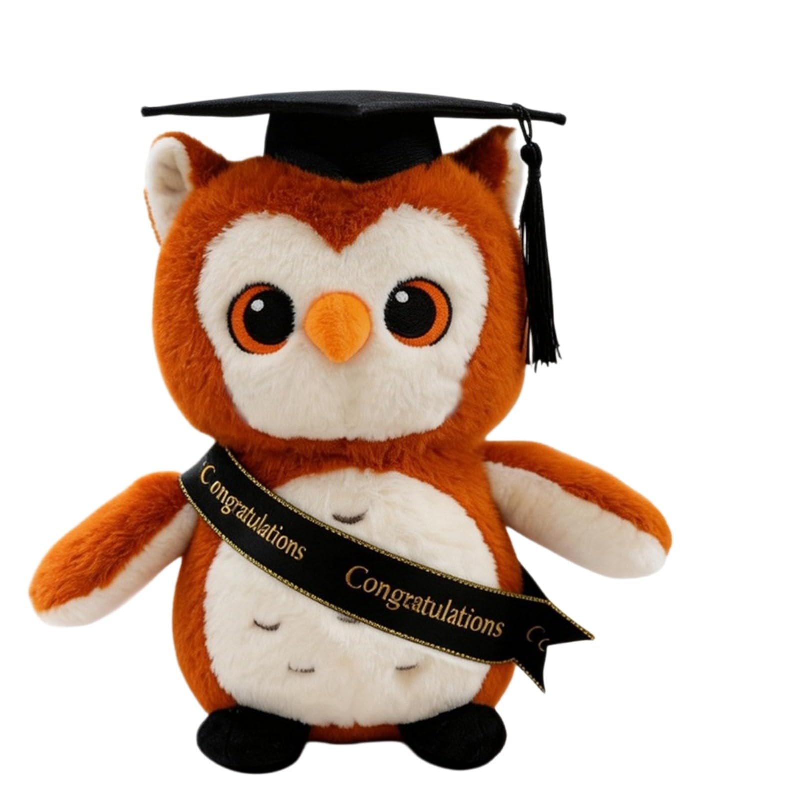 Personalized Graduation Owl 2026 Graduation Plush Grad Gifts for Kids Him Her School College (H)