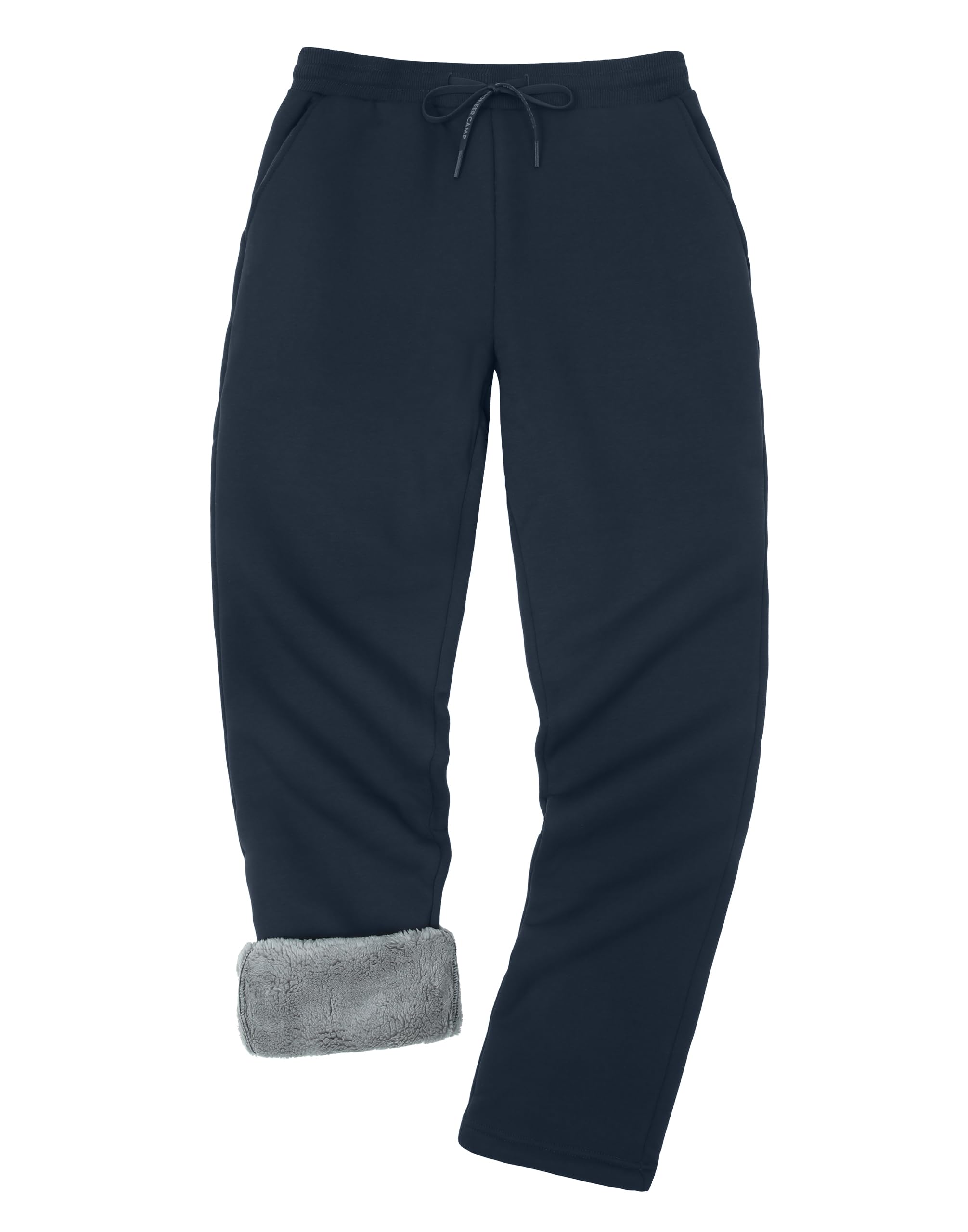Pioneer Camp Men's Sherpa Lined Sweatpants Winter Warm Fleece Joggers Pants