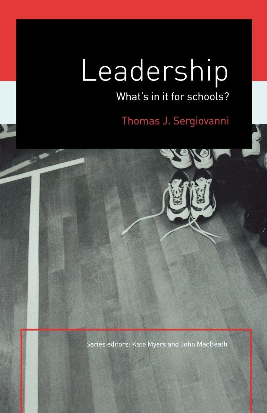 Leadership by Tom Sergiovanni - 9780415230711