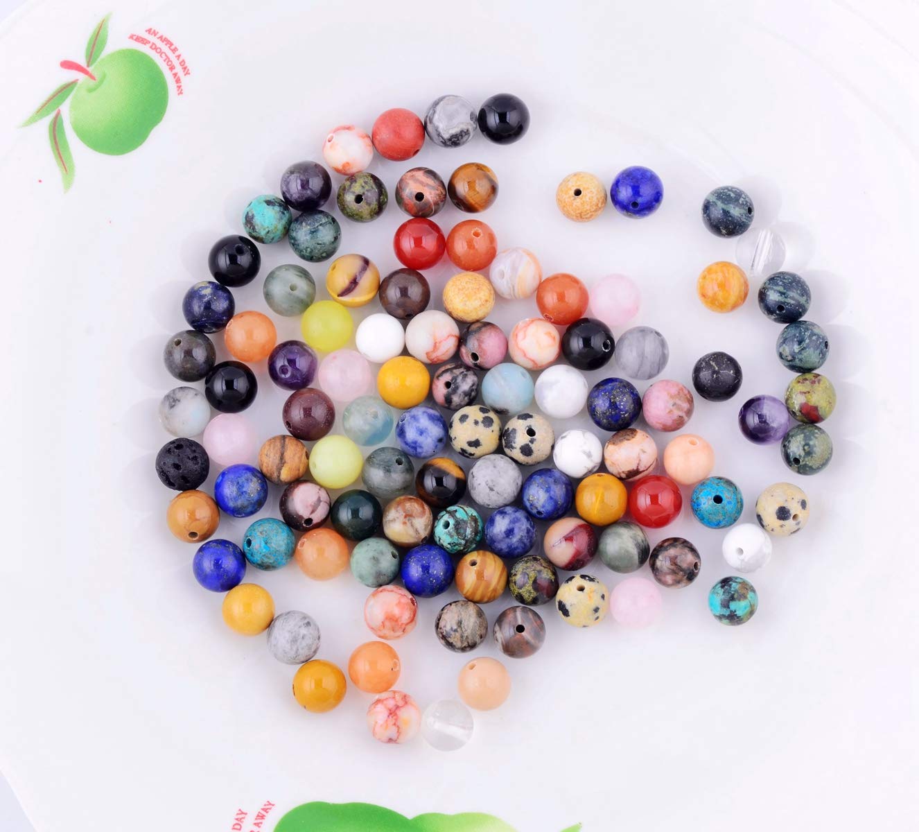Weich Brcbeads Gorgeous Natural Gemstone Loose Rund Beads Variation Von Farben Und Material Für Schmuck 6mm Crazy Blau Lace Aagte