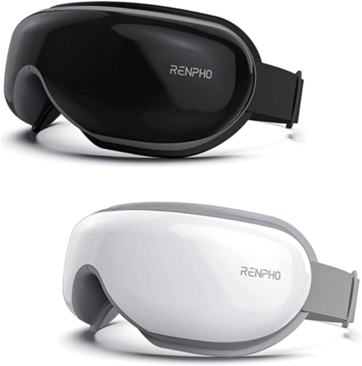 RENPHO Eye Massager with Heat Black White