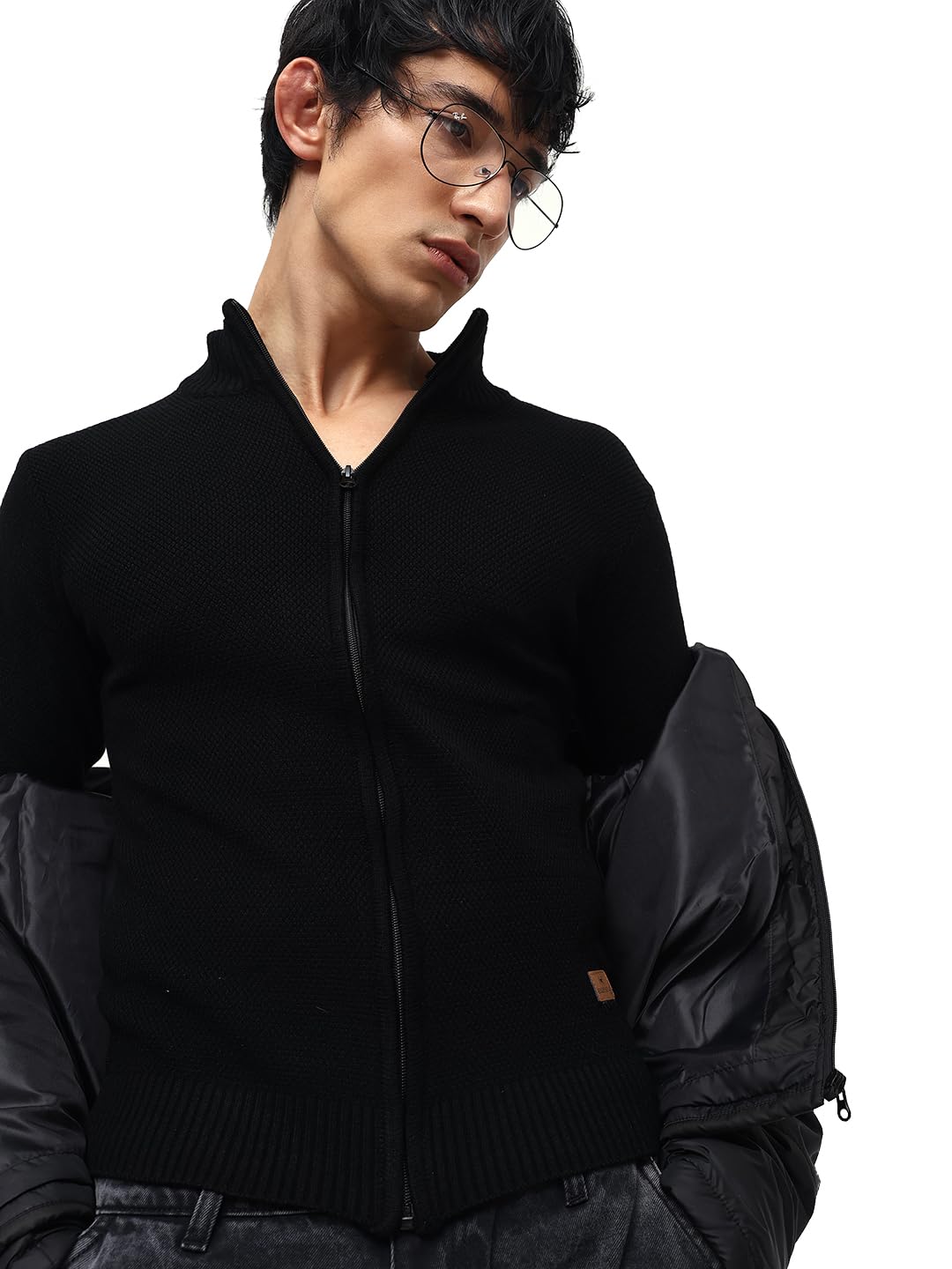 high star clothing High Star Men Acrylic Knitted Regular fit Highneck Full Sleeves Sweaters 28-picture-11