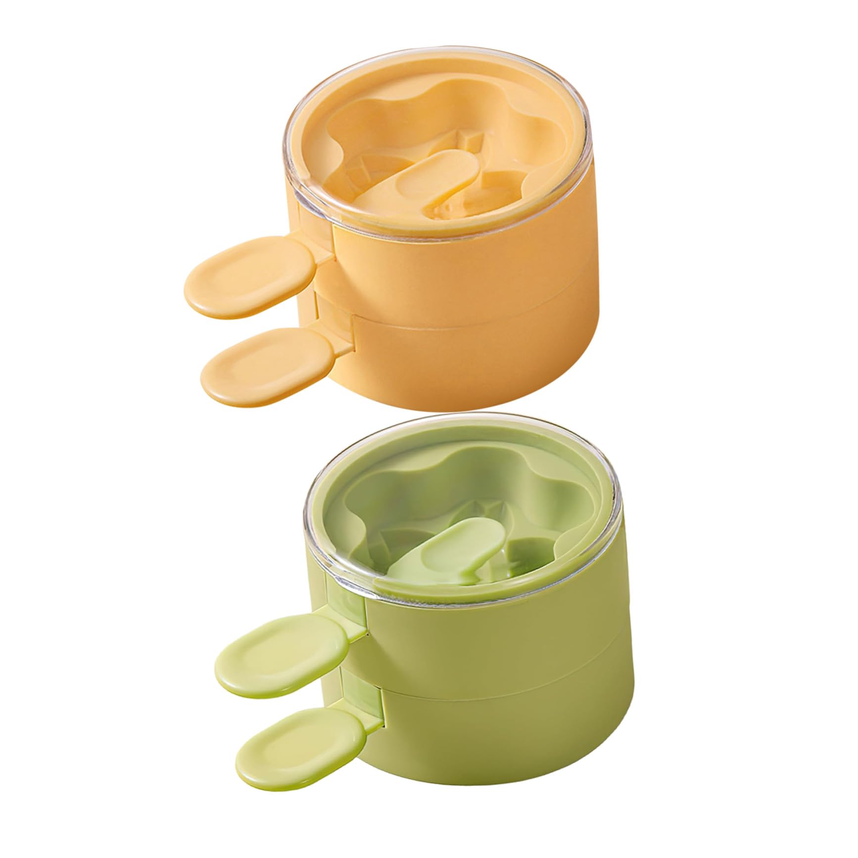 PRETYZOOM 4 Ensembles Moule à Glace Moule Esquimaux Silicone Pour Crème Glacée Gel De Silice