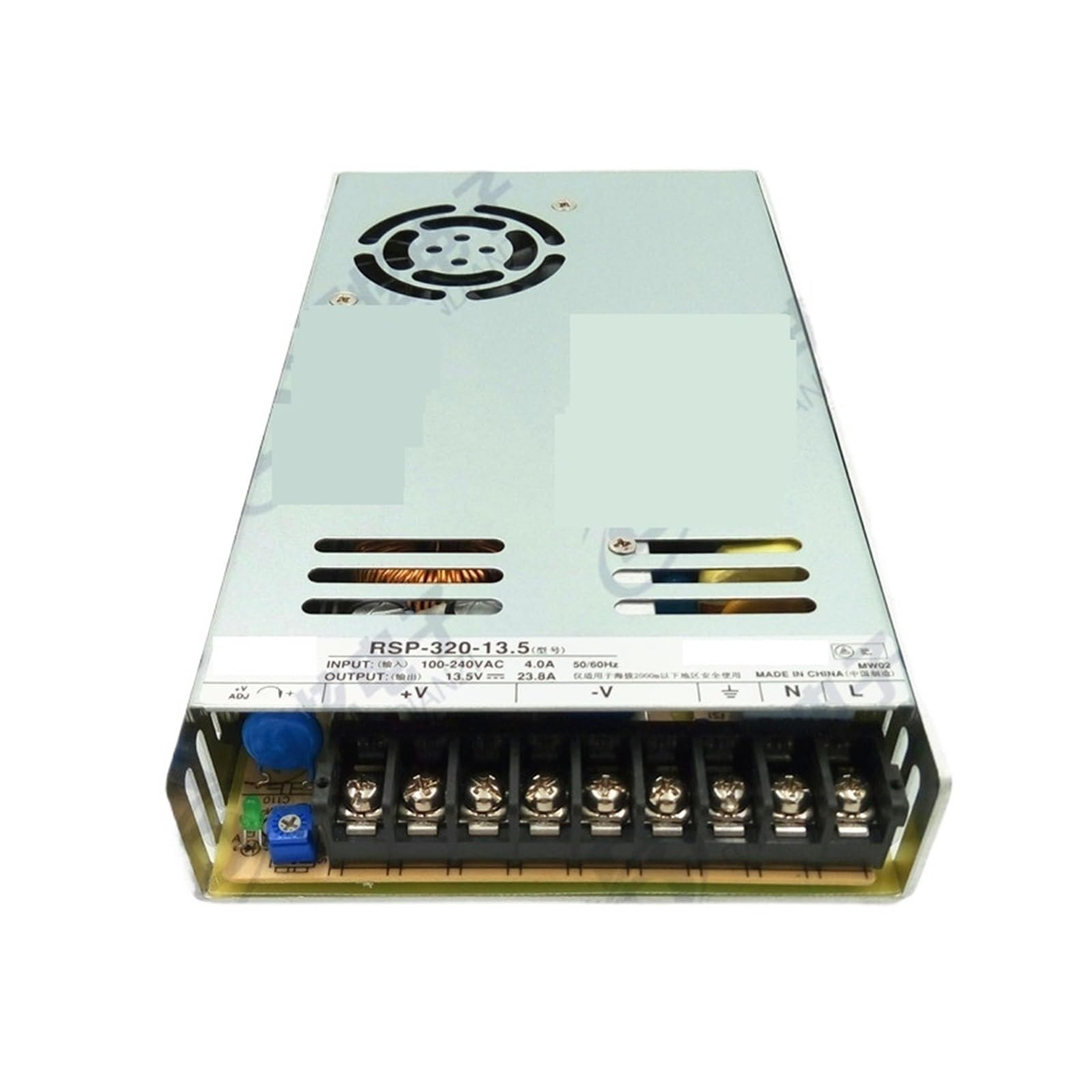 Transformateur à découpage avec PFC actif RSP-320-13.5 pour un rendement électrique maximal