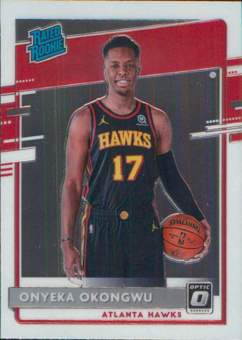 Amazon.com: 2020-21 Donruss Optic #156 Onyeka Okongwu Rated Rookies RC  Rookie Atlanta Hawks NBA Basketball Trading Card : Collectibles & Fine Art
