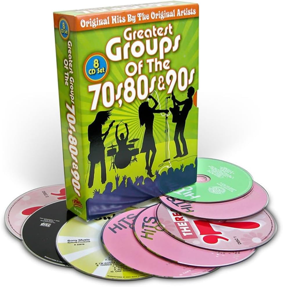 Greatest Bands And Hits Of The 70S, 80S &Amp; 90S Ultimate Music Collection Of The Decades- 8 Cd Set [Cd]