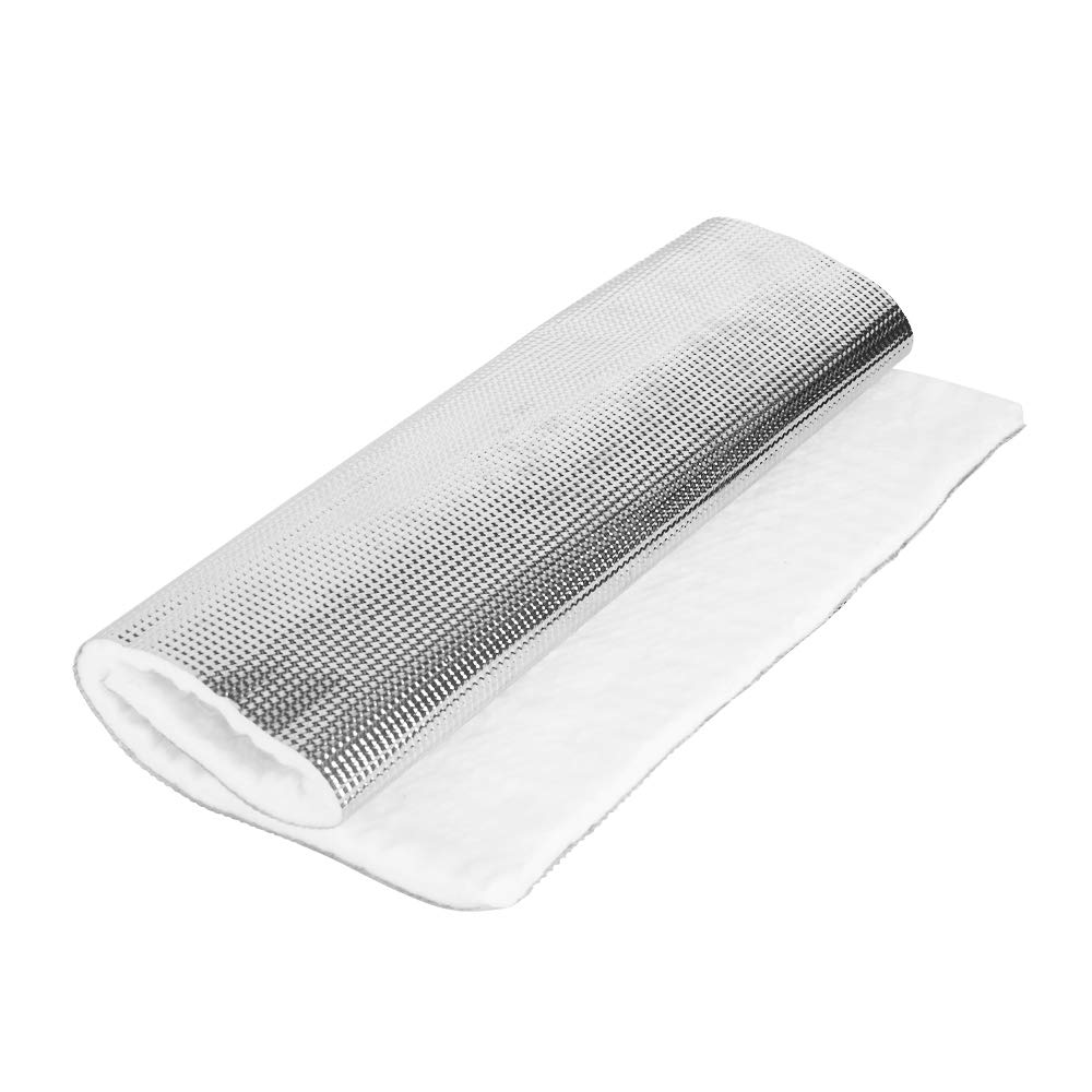 Amazon.com: HiwowSport 21X24X1/4'' Reduce Radiant Heat Heatshield Exhaust  Pipe Heat Shield Silver : Automotive