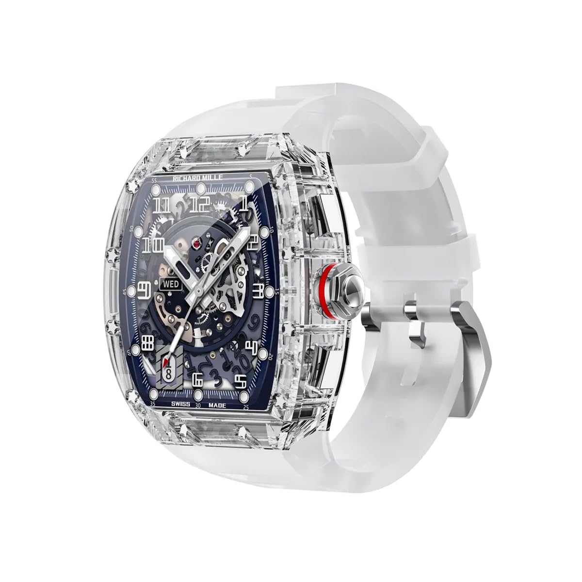 Mi Techo WS6 1.86-inch Full Touch Screen IP68 Waterproof and HD Calling Android Smart Watch For Men White