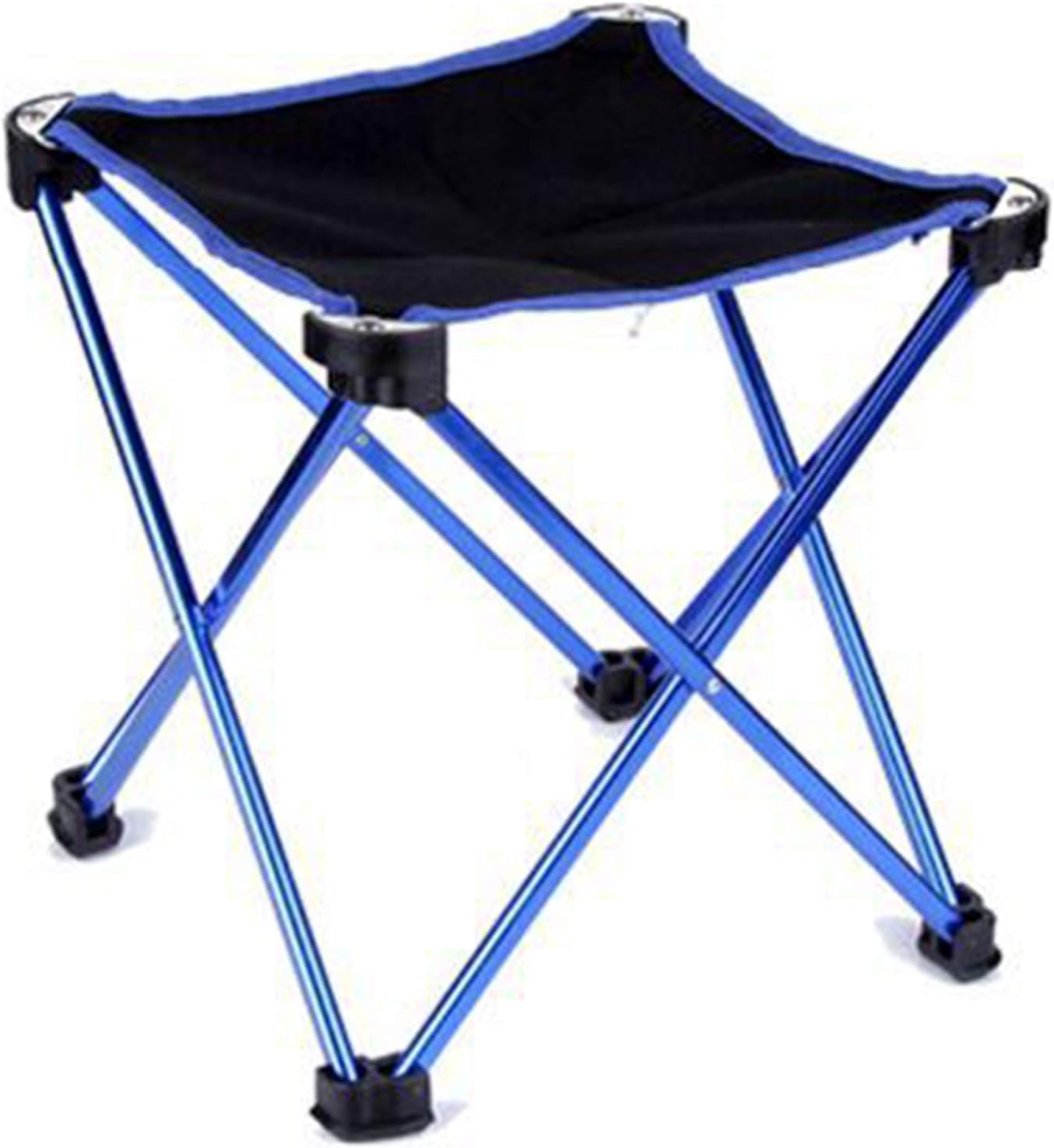 sgabello da campeggio, Sgabello pieghevole portatile, sedie pieghevoli da campeggio all'aperto, sgabelli, for pesca, viaggi, escursionismo, spiaggia, giardino, barbecue(Blauw)