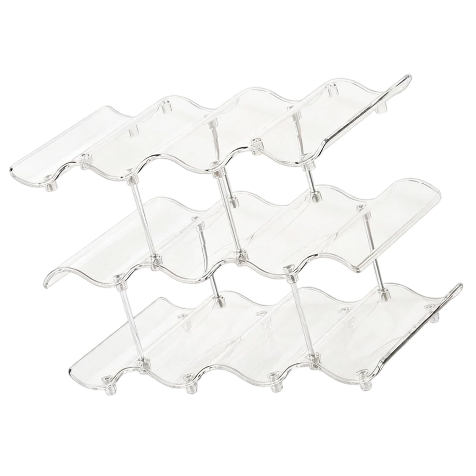 Piceioep Practical Cup Shelf with Ergonomic Shape and Portable Structure Cup Organizers Designed for Optimal Space Utilization Stackable Shelf