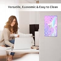 Vista 7 de 2 placas de pared de sirena para interruptor de luz, bonita cubierta decorativa de salida para niñas, niños, dormitorio, cocina, hogar, baño, sala