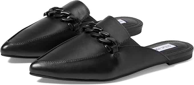 【新作SALE】Steve Madden Almah Flat ミュール Amazon | Steve Madden Almah フラットミュール, ブラック, 6.5