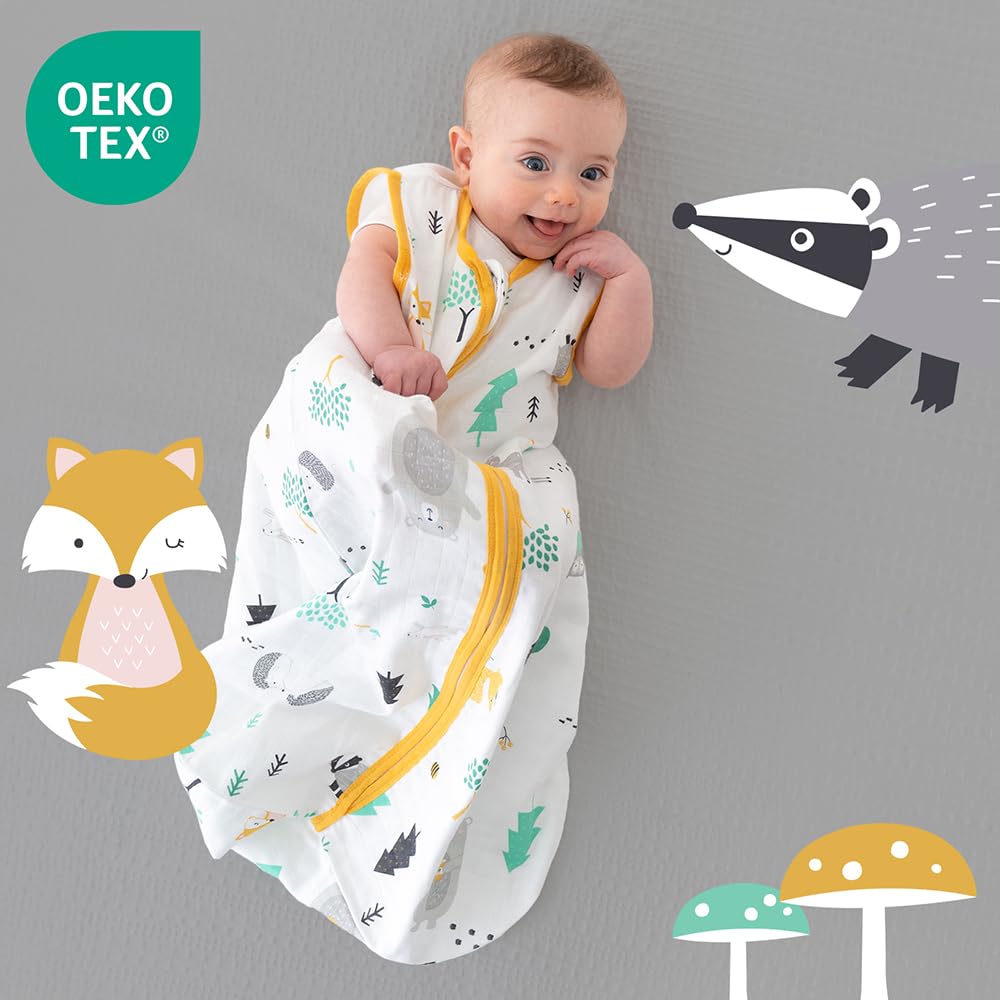 schlummersack Baby Kinder Schlafsack Sommer | dünn, Sommerschlafsack, 0.5 Tog