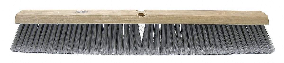 Tough Guy Gray Polystyrene Fine Sweeping Push Broom