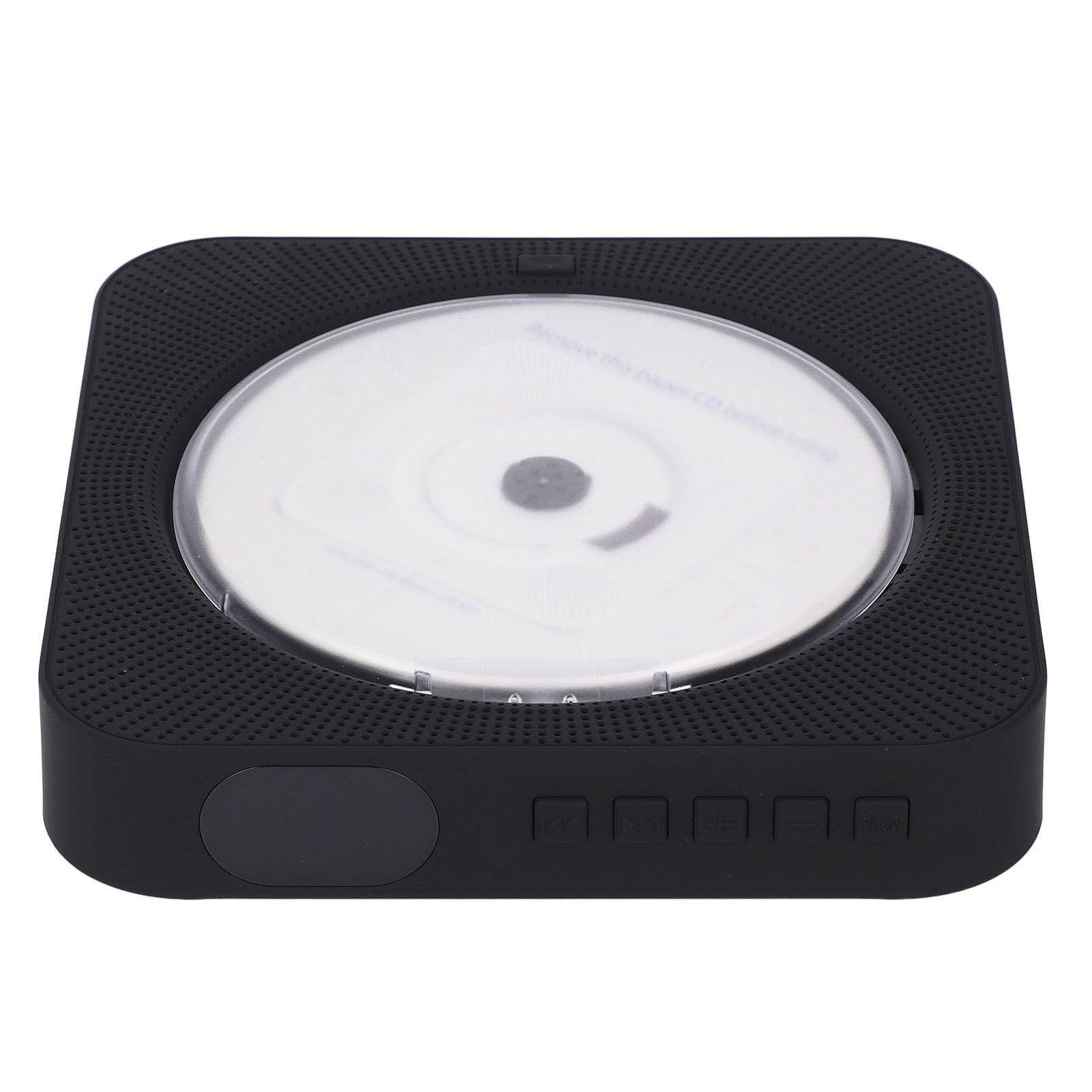 CHICIRIS Reproductor de CD Bluetooth para Montaje en Pared con Parlantes y Control Remoto, Ideal para Estudiantes y Familias (Black)