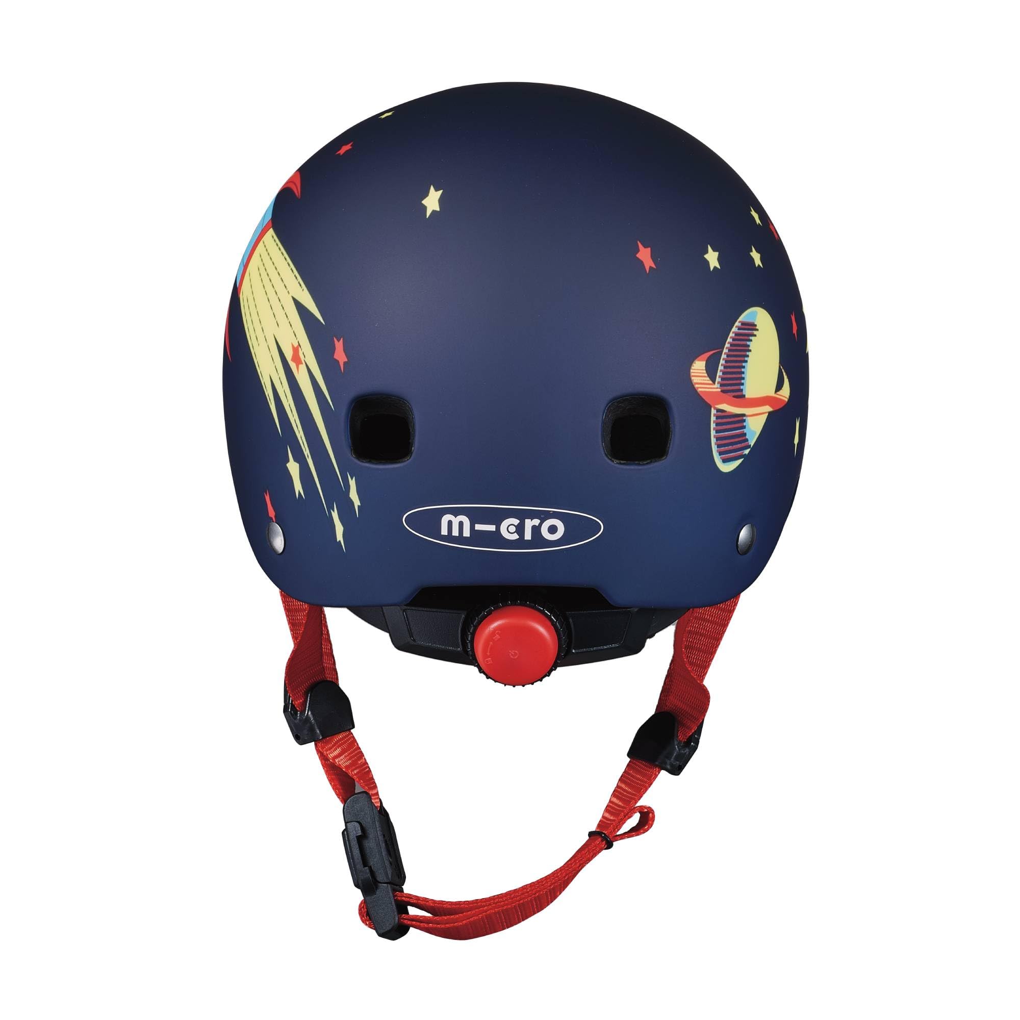 Casco Micro® v2 - Ultraligero 320gr, Luz Seguridad, Casco y Almohadilla Interior de una Sola Pieza (Talla M (52-56 cm), Rocket)