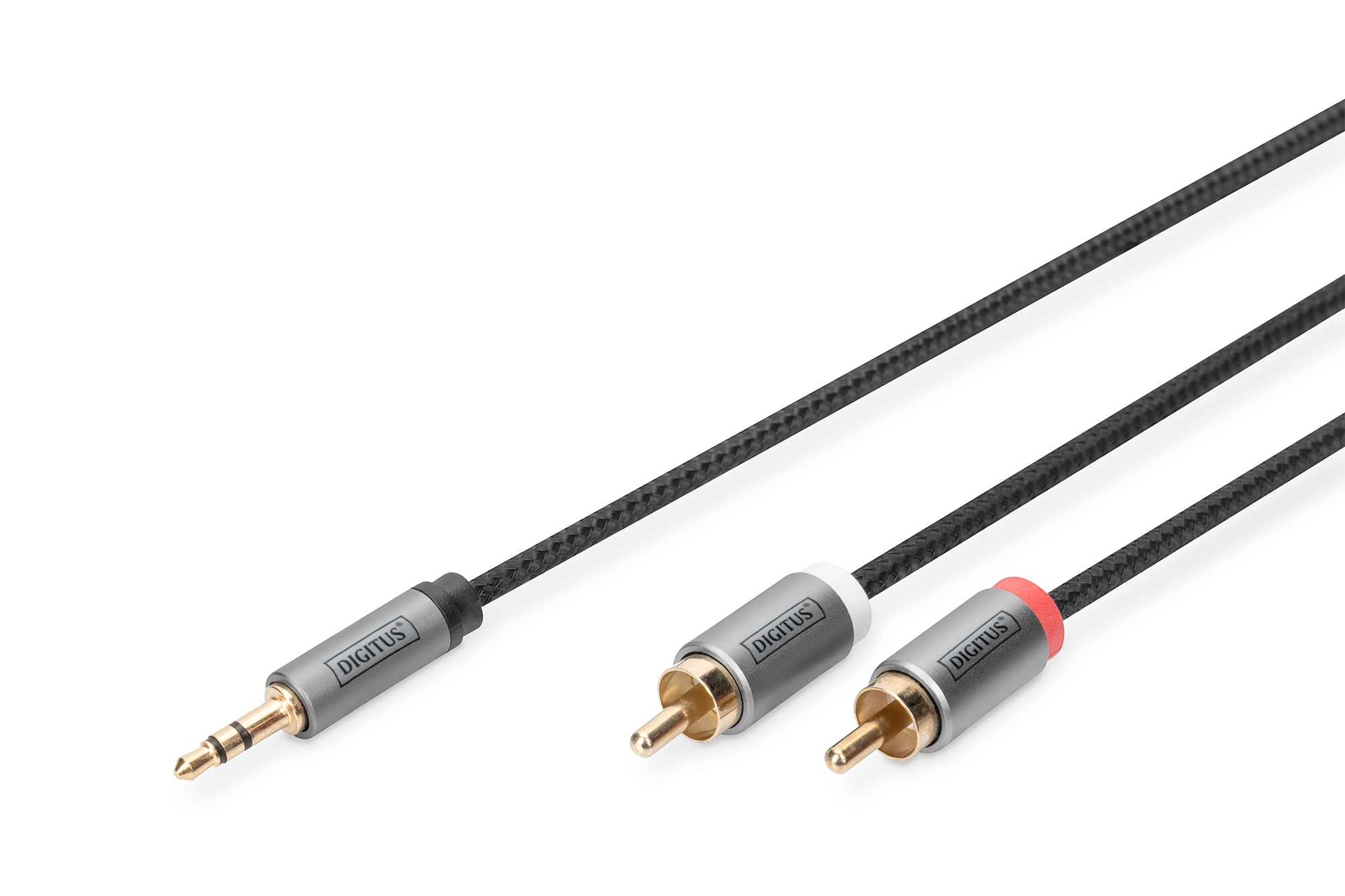 Digitus Gold Audio Adapter Cable. 3.5 Mm Stereo Jack To Rca