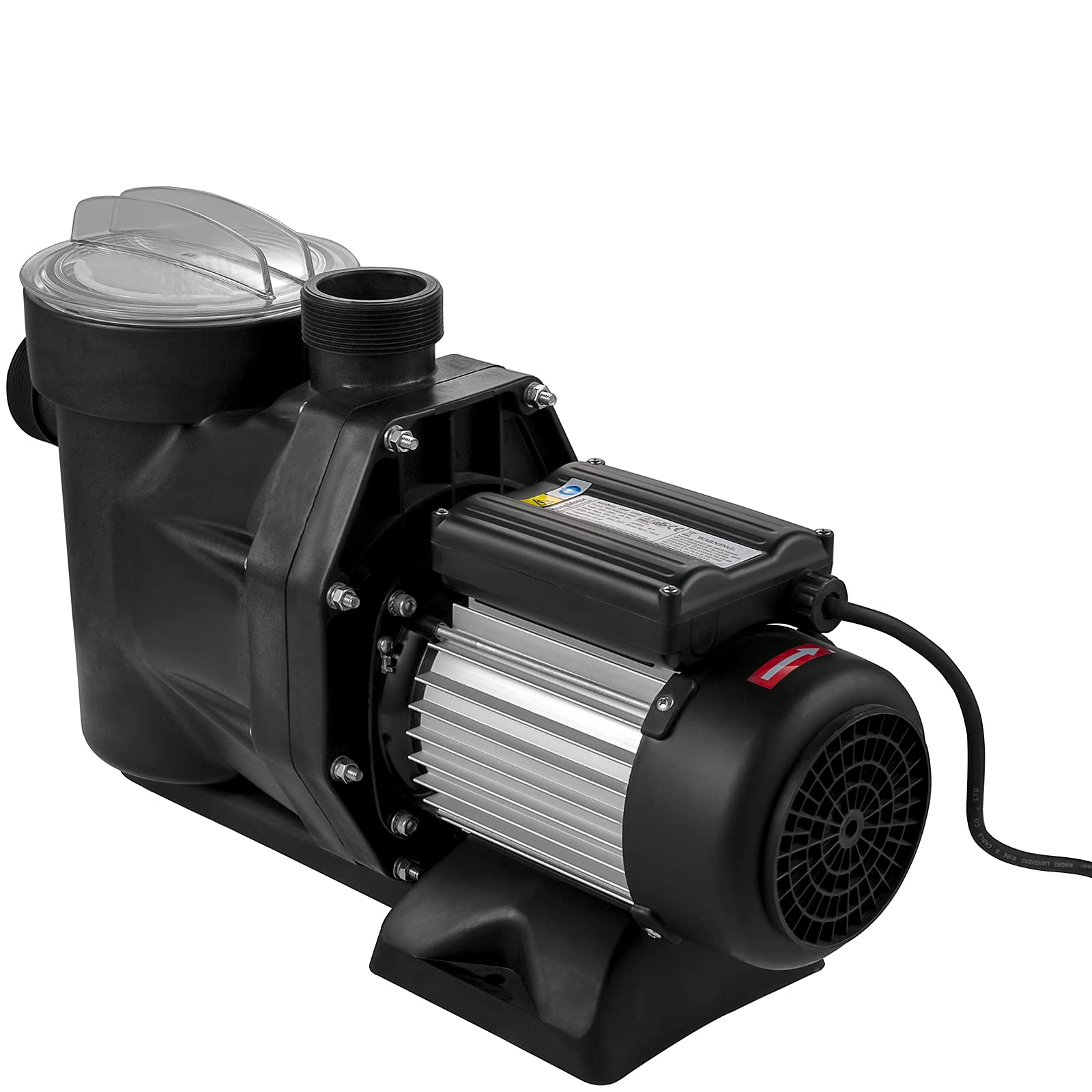 VEVOR Pompa Acqua 1 HP 750 W 19200 L/h 3450 RPM Piscina Elettropompa Filtro