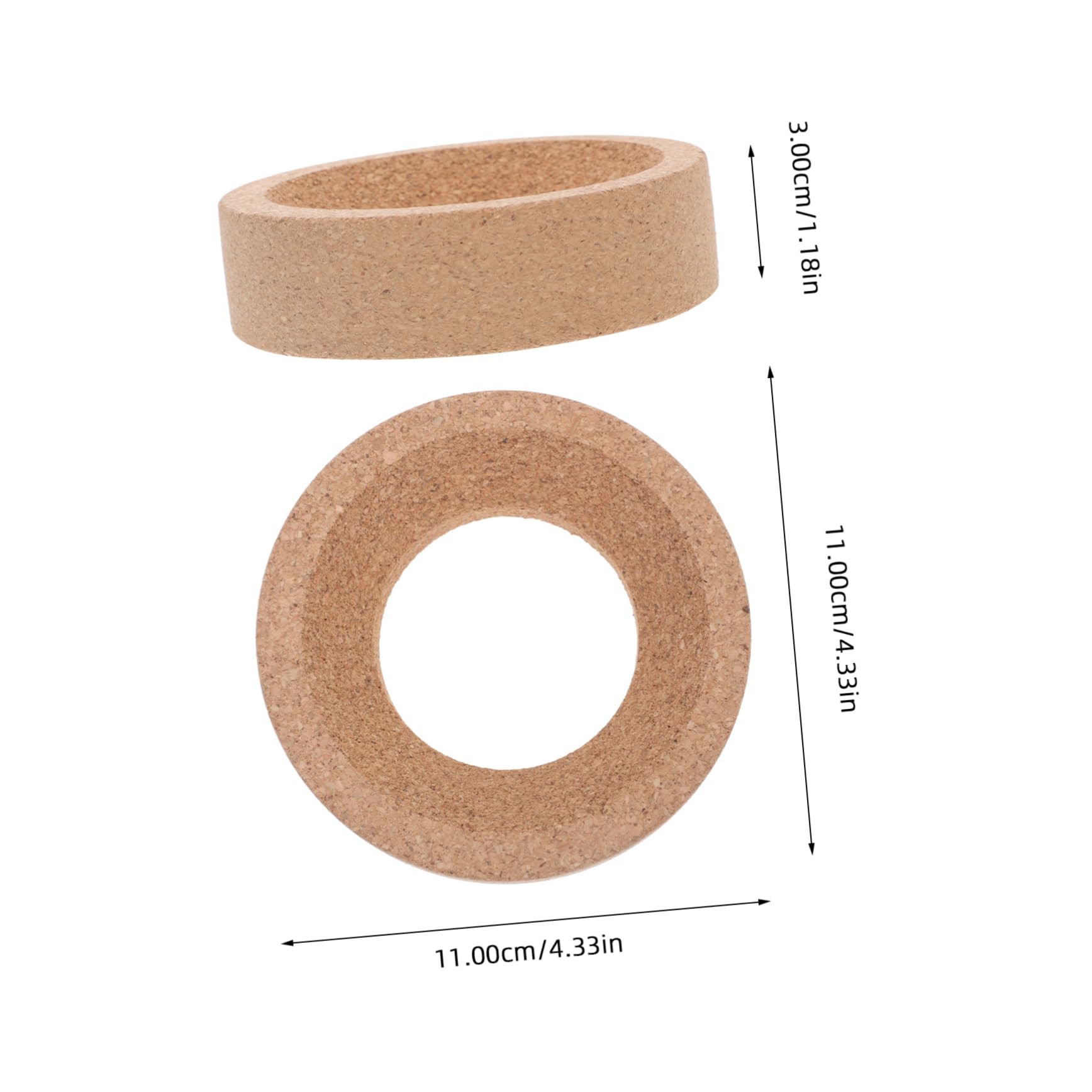 FUNOMOCYA Cork Flask Holder Flask Support Cork Mat Ring Stand for Lab Home Workshop