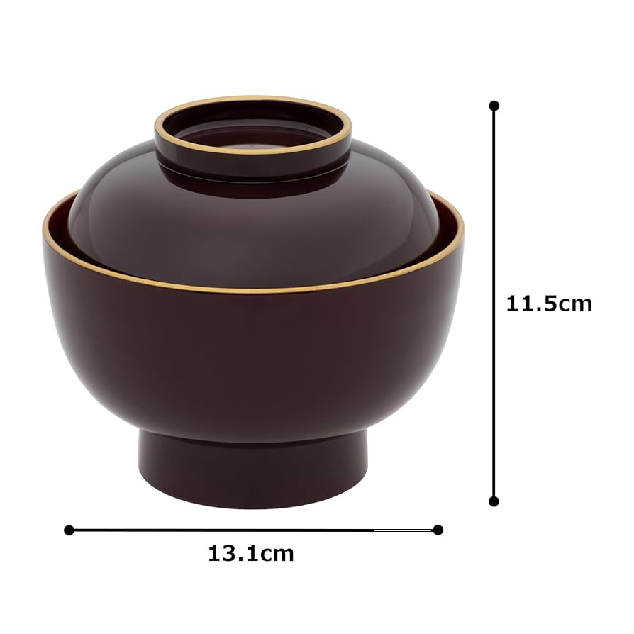 山中塗 蓋付き吸物椀 5客 共箱付 漆器 山中漆器 漆塗り 木箱 セット まとめ Amazon.co.jp: 【まとめ買い】5客セット 山中塗り 雑煮碗 汁椀