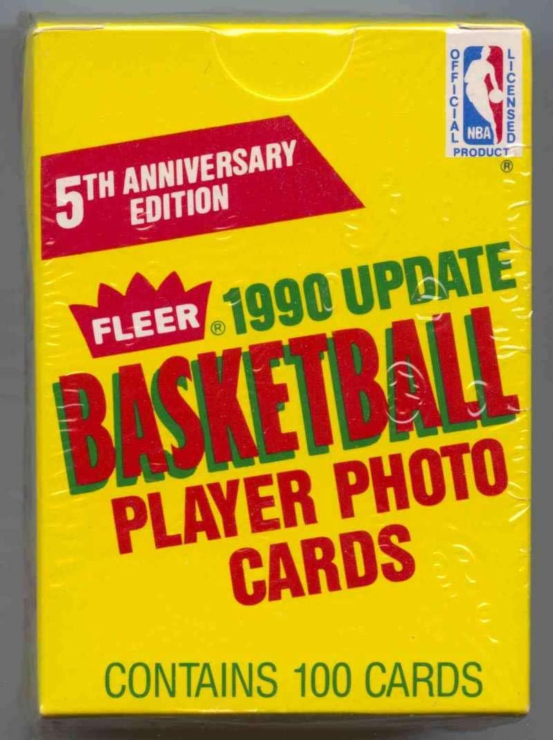 1990/91 Fleer NBA Basketball Original Unopened Vintage Hobby Wax Box