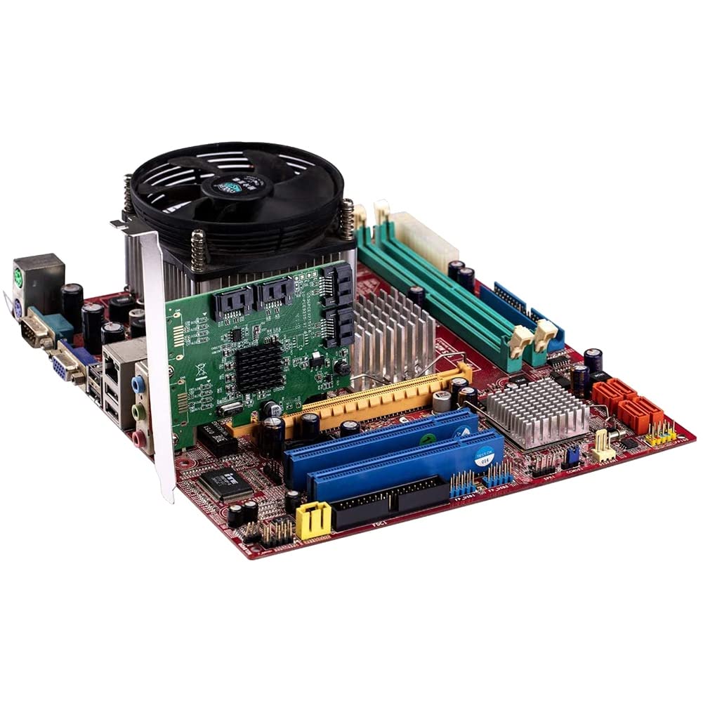 SI-PEX40064 III - Tarjeta de mando PCI-E X1 (4 puertos, perfil bajo, soporte), color verde