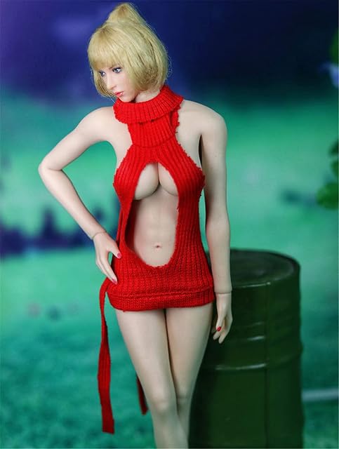 Foto 3 de 5 de VUSLB 1/6 escala 12 pulgadas figura femenina muñeca ropa hecha a mano, traje de vestir