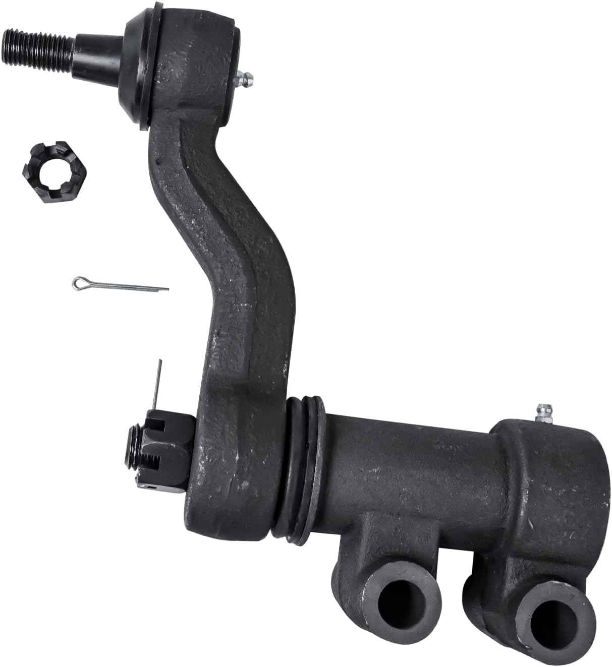 Detroit Axle - Front Idler Arm for 11-19 Chevrolet Silverado GMC Sierra 2500 3500 HD, Steering Idler Arm Assembly 2011 2012 2013 2014 2015 2016 2017 2018 2019 Replacement