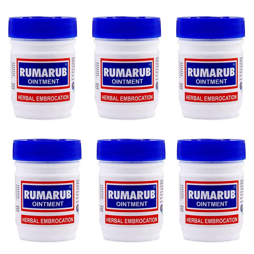 Jiwadaya Rumarub Ointment Ayurvedic/Herbal Embrocation- 6 Bottles EACH Of 25 gm-image-47