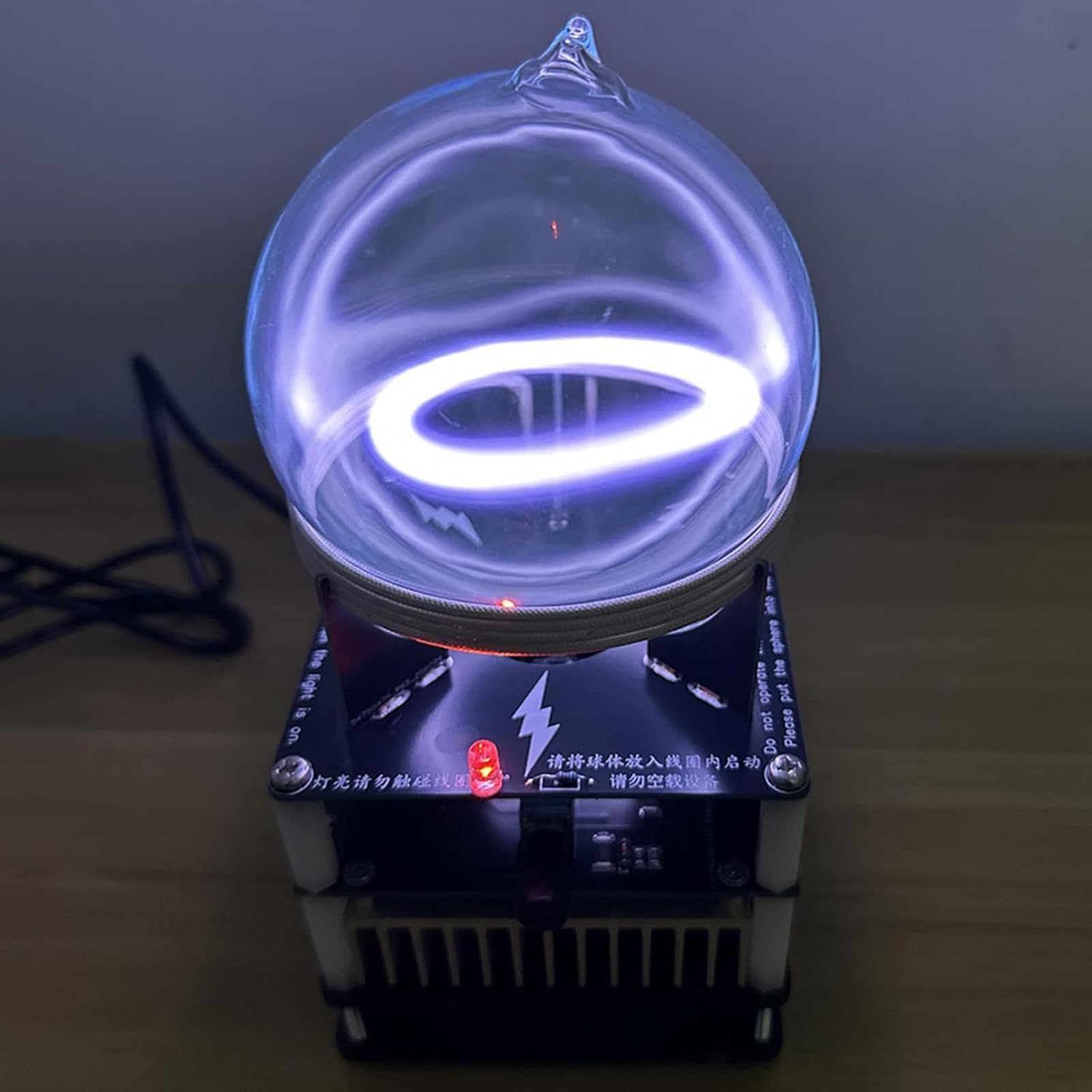 Palla al plasma fai da te, anello al plasma elettrico, lampada al plasma a circuito toroidale per decorazione del partito, regalo scientifico
