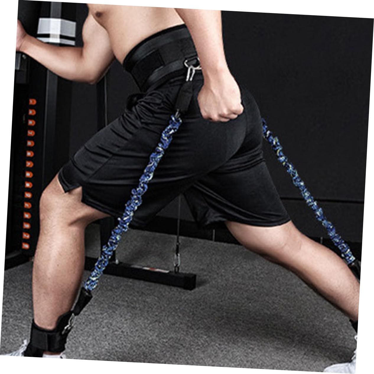 UPKOCH Banda de Resistencia para Entrenamiento de Salto Equipo de Fitness para Casa Bandas de Tobillo Portátiles Herramienta para Entrenar Fuerza de Piernas Reutilizables para Interior