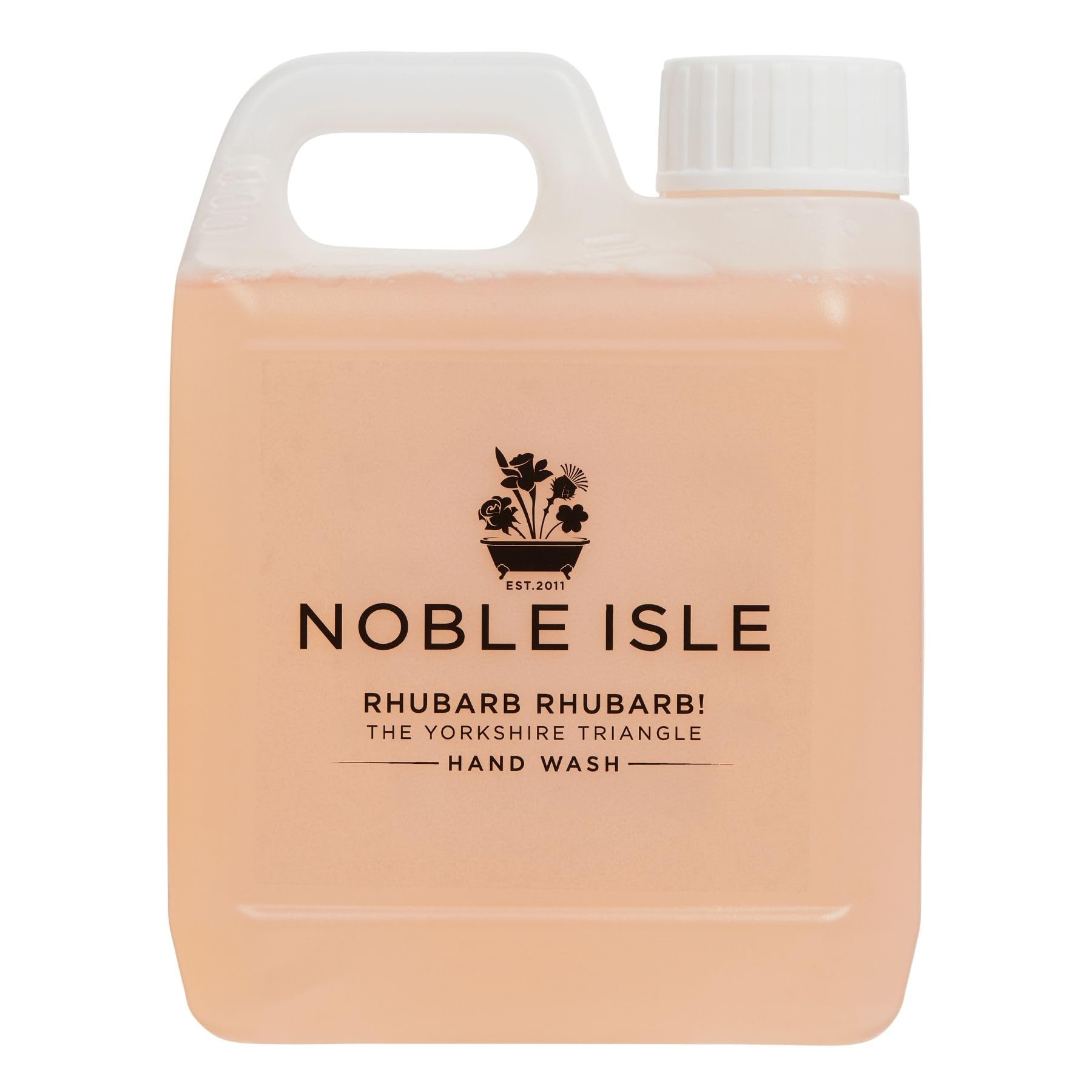 Noble Isle Hand Wash Refill | Luxus Flüssigseife für Hände für Männer und Frauen | Organisch, Vegan-freundlich, Echter Duft, Großbritannien in einer Flasche |1-Liter-Nachfüllpackung