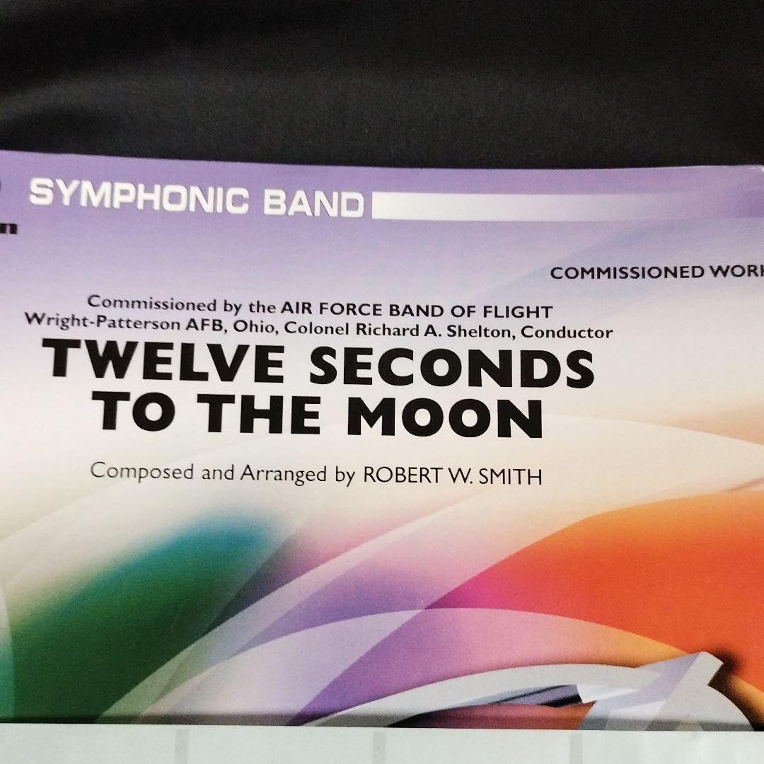 吹奏楽 ロバート・W・スミス 月まで12秒 楽譜 棚Nc11 吹奏楽 ロバート