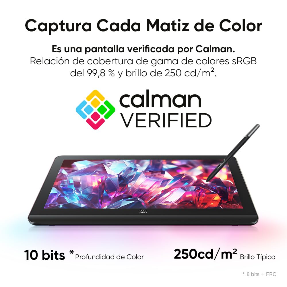 XPPen Artist Pro 19 Gen2 Tableta Gráfica con Pantalla 4K con 2 Lápiz 16K Niveles de Presisón, Tableta Dibujo Digital Profesional 18.4 Pulgadas Compltamente Laminada 156% sRGB con ACK05 Mini Teclado