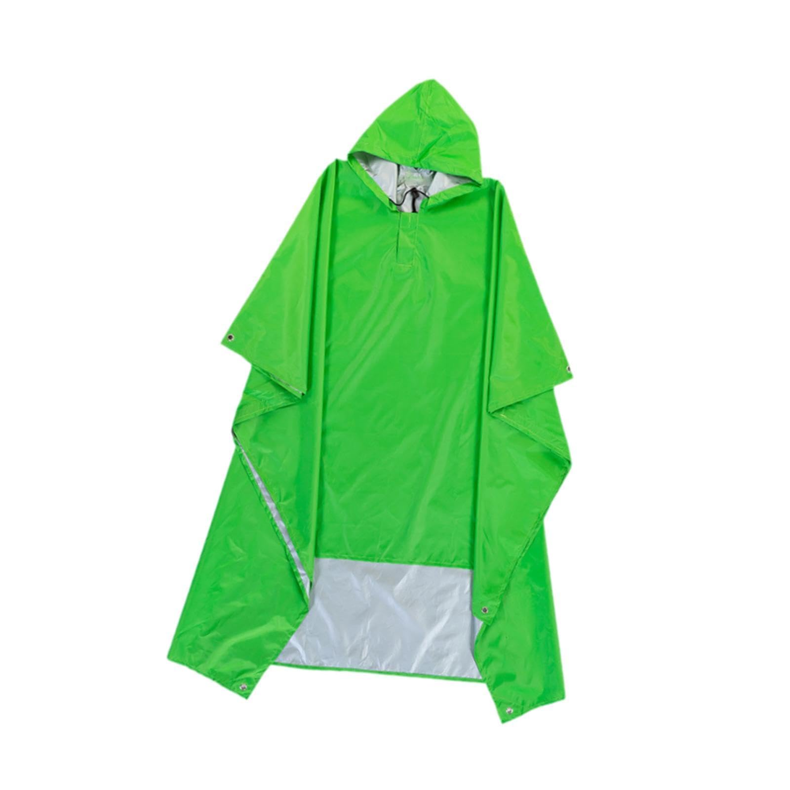 bnf Hooded Rain Poncho Lightweight Raincoat for Travel Hiking Outdoor Activities Bright Green | Clothing Shoes & Accessories | Womens Clothing | Coats & Jackets-picture-24